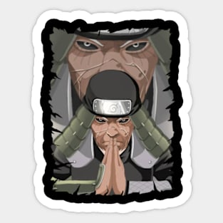 HIRUZEN SARUTOBI MERCH VTG Sticker